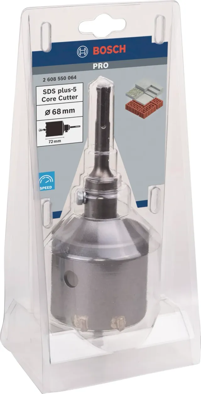 Bosch Expert PRO SDS plus-5 corona 68 mm per calcestruzzo