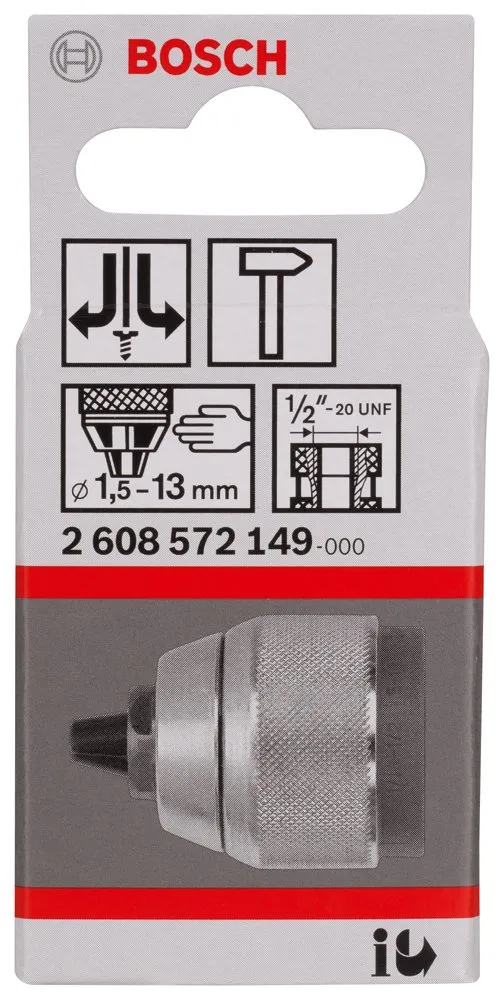 Bosch Mandrino autoserrante 1,5-13 mm GSB13RE 16RE