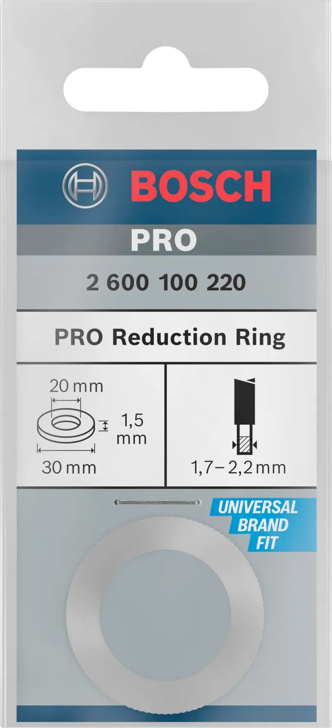 Bosch PRO anello riduzione 30x20x1,5 mm lama circolare
