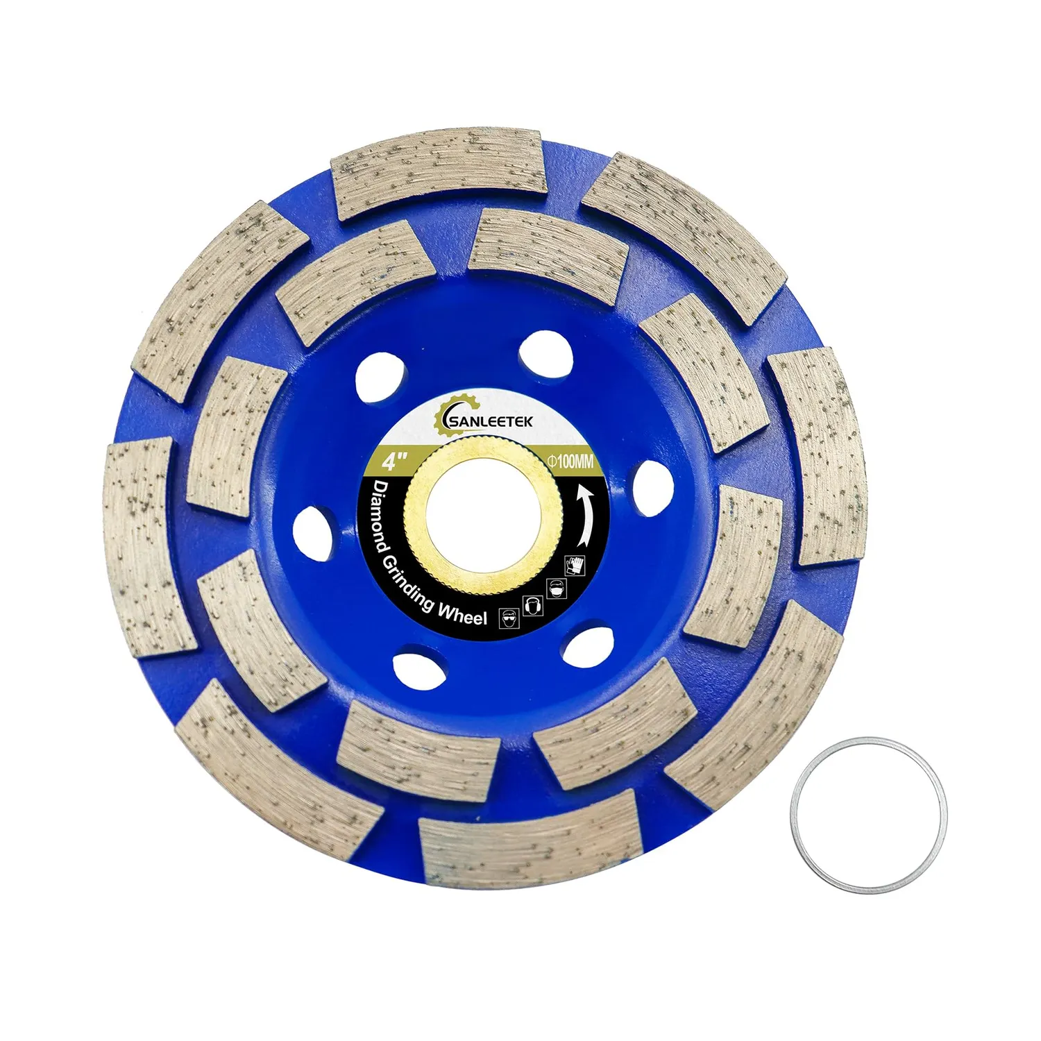 Sanleetek mola tazza diamantata 125 mm turbo fila cemento