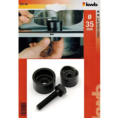 KWB 5257-00 svasatore elicoidale 35 mm acciaio