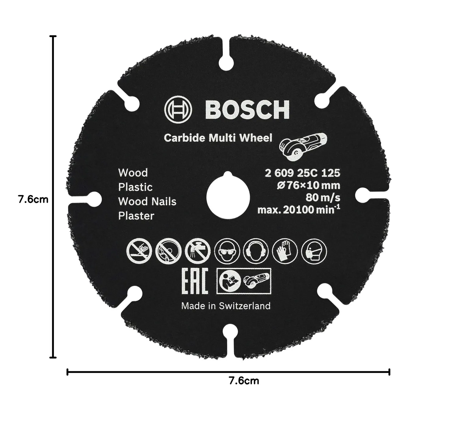 Bosch Expert Carbide Multi Wheel disco taglio 76mm legno