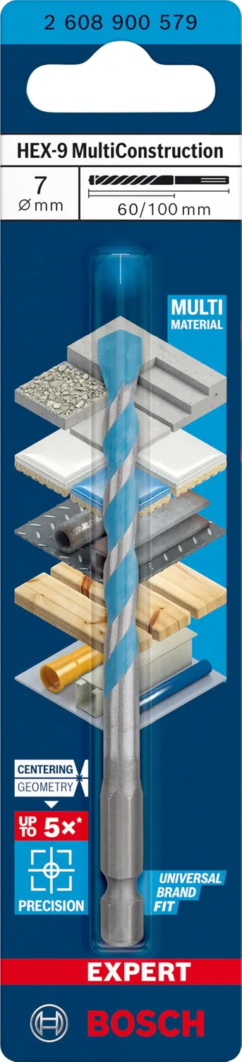 Bosch Expert Punta HEX-9 MultiConstruction 7x100 mm
