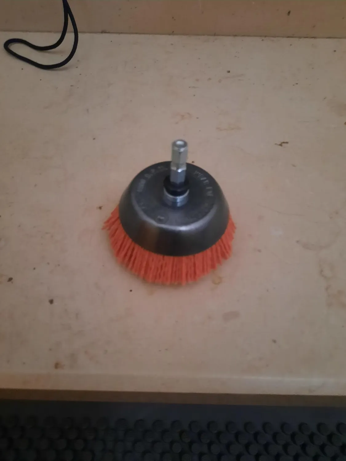 S&R spazzola a tazza nylon aggressiva trapano 65 mm