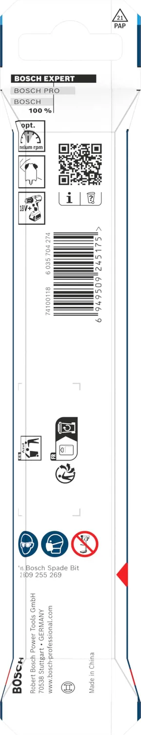 Bosch Expert Self Cut Speed punta a spada 19x152 mm legno