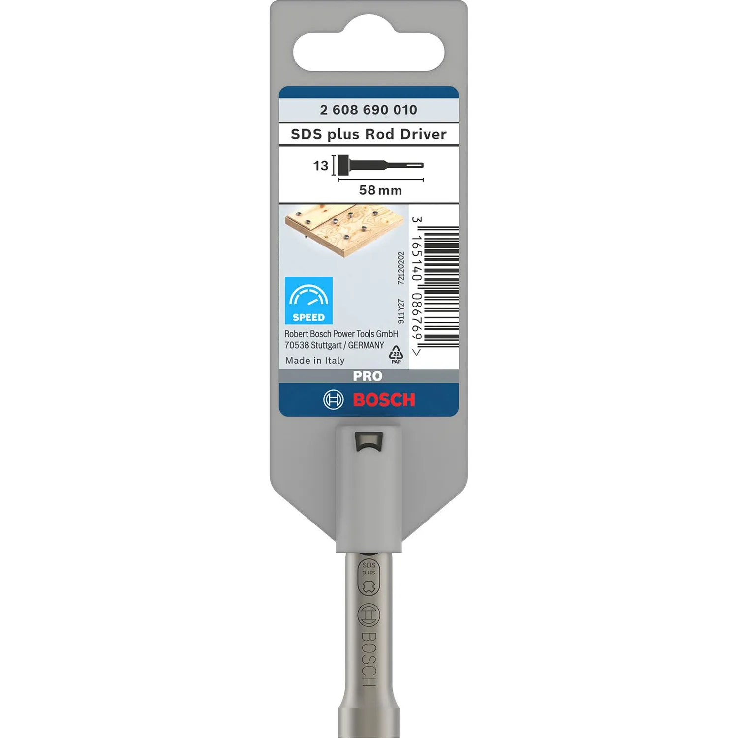 Bosch PRO piantapicchetti SDS plus 13x58 mm picchetti