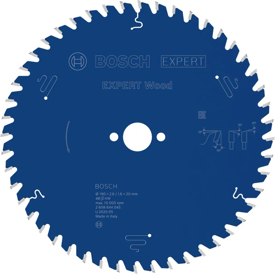 Bosch Expert lama circolare 1 pz legno cablata