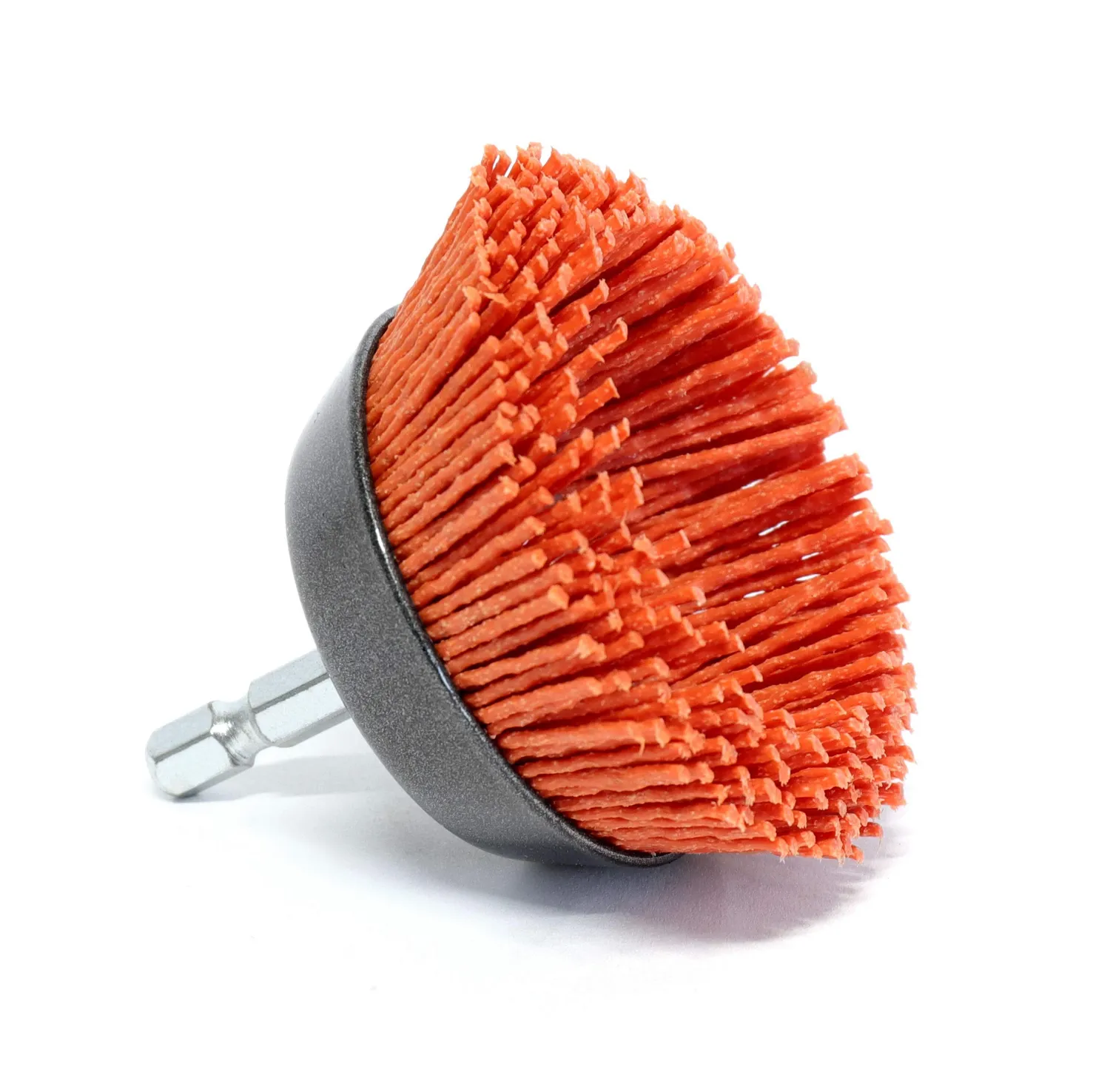 S&R spazzola a tazza nylon aggressiva trapano 65 mm