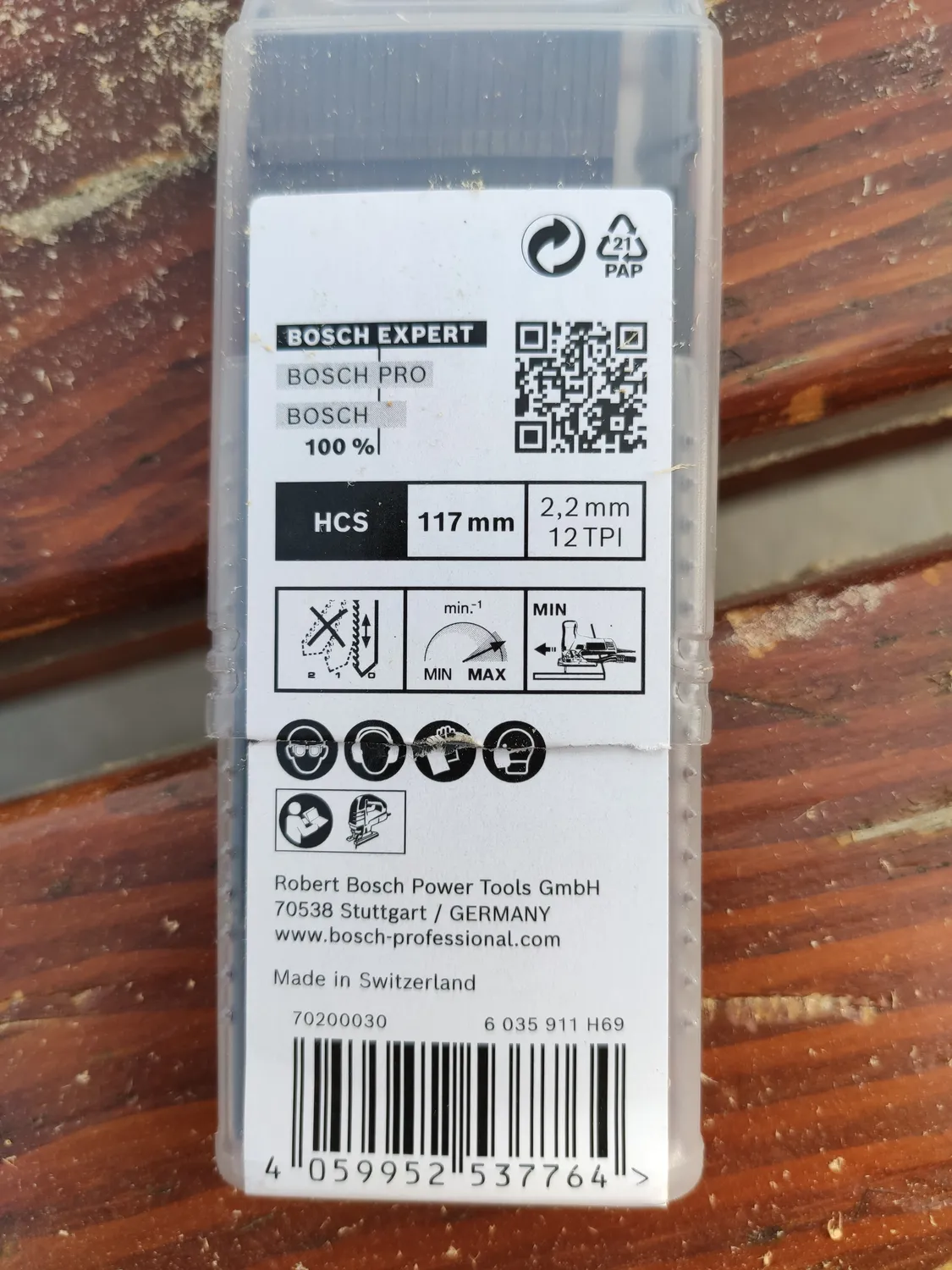 Bosch Expert Wood 2-side clean T308B lame seghetto 25 pezzi