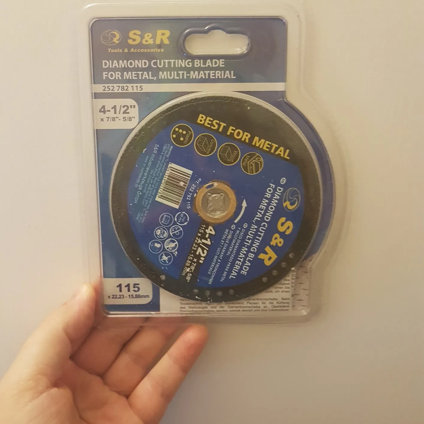 S&R Multi-Cut disco diamantato 115 mm multimateriale