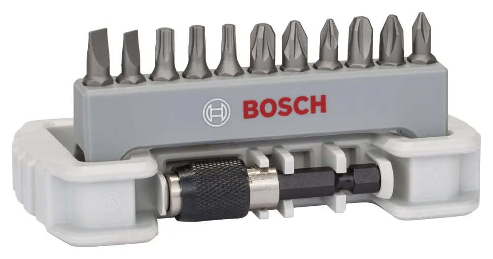 Bosch Expert Extra Hard Set Bit Avvitamento 12 Pezzi PH PZ HEX