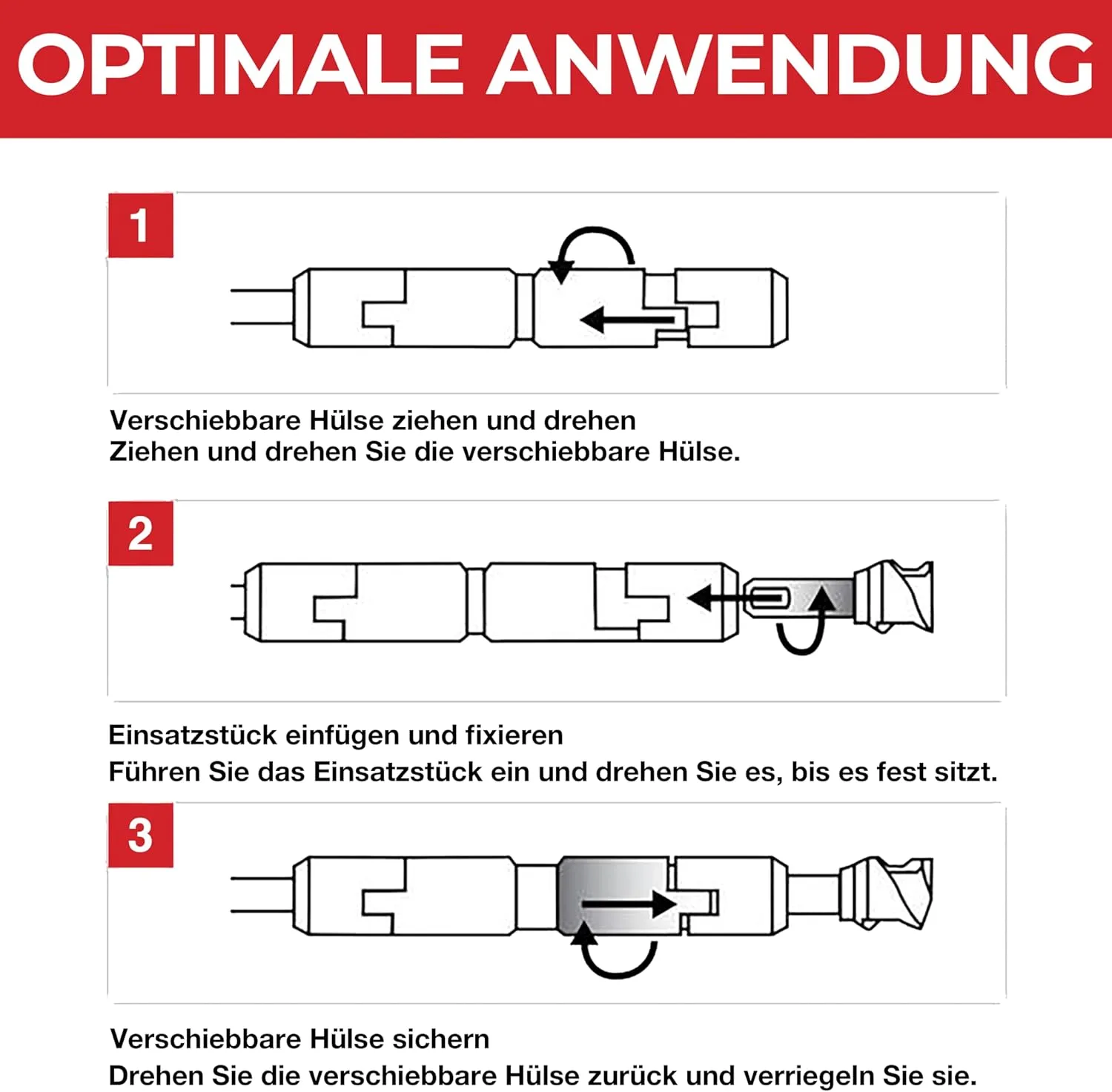 Schwabenbach SDS-Max su SDS-Max adattatore mandrino acciaio