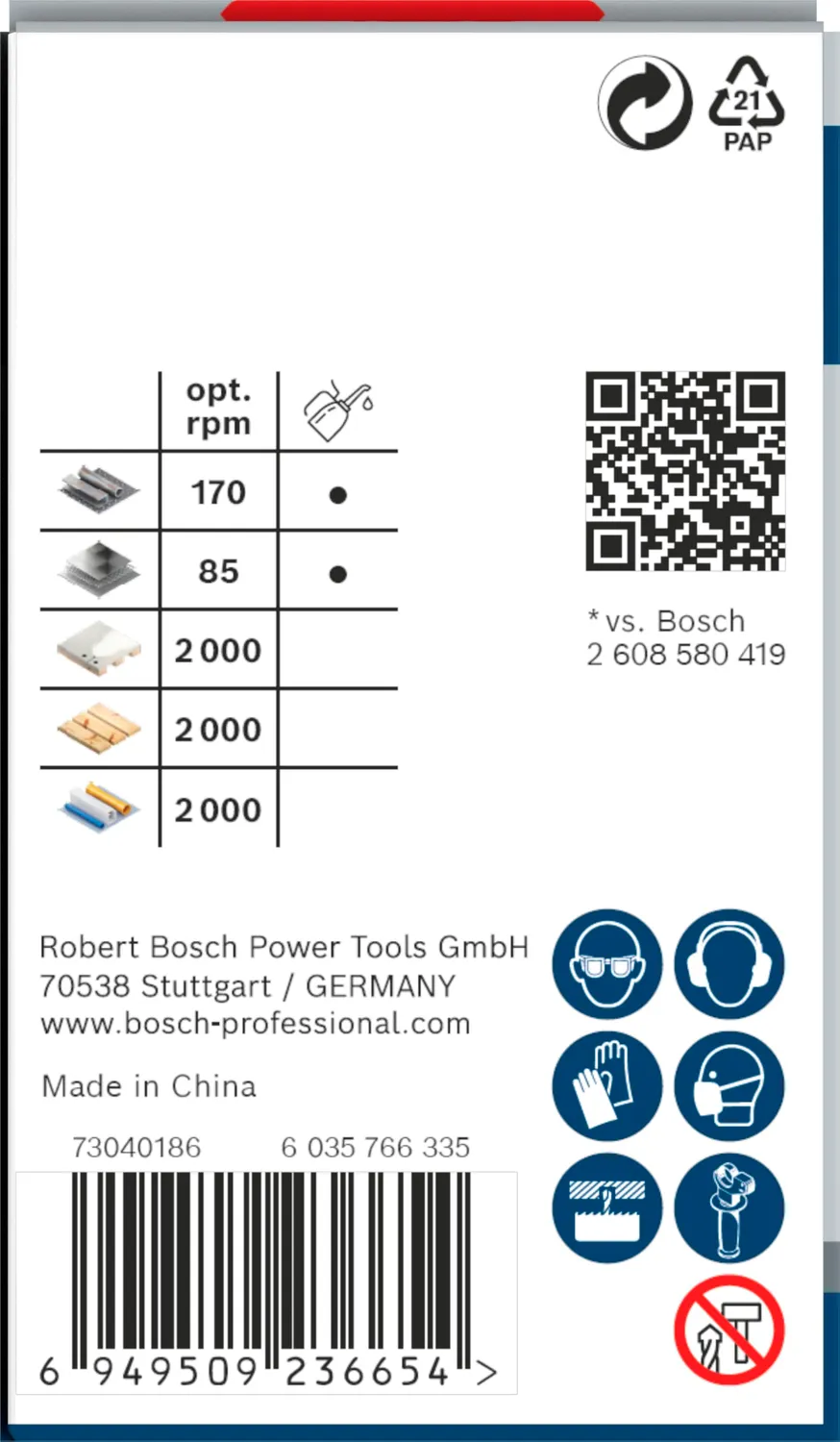 Bosch Expert PRO Sega a tazza 51 mm bimetallo Multi Material
