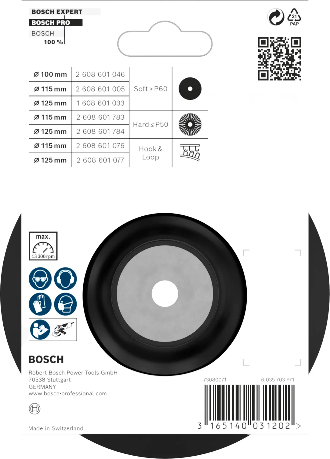 Bosch Expert Platorello PRO M14 115 mm Morbido