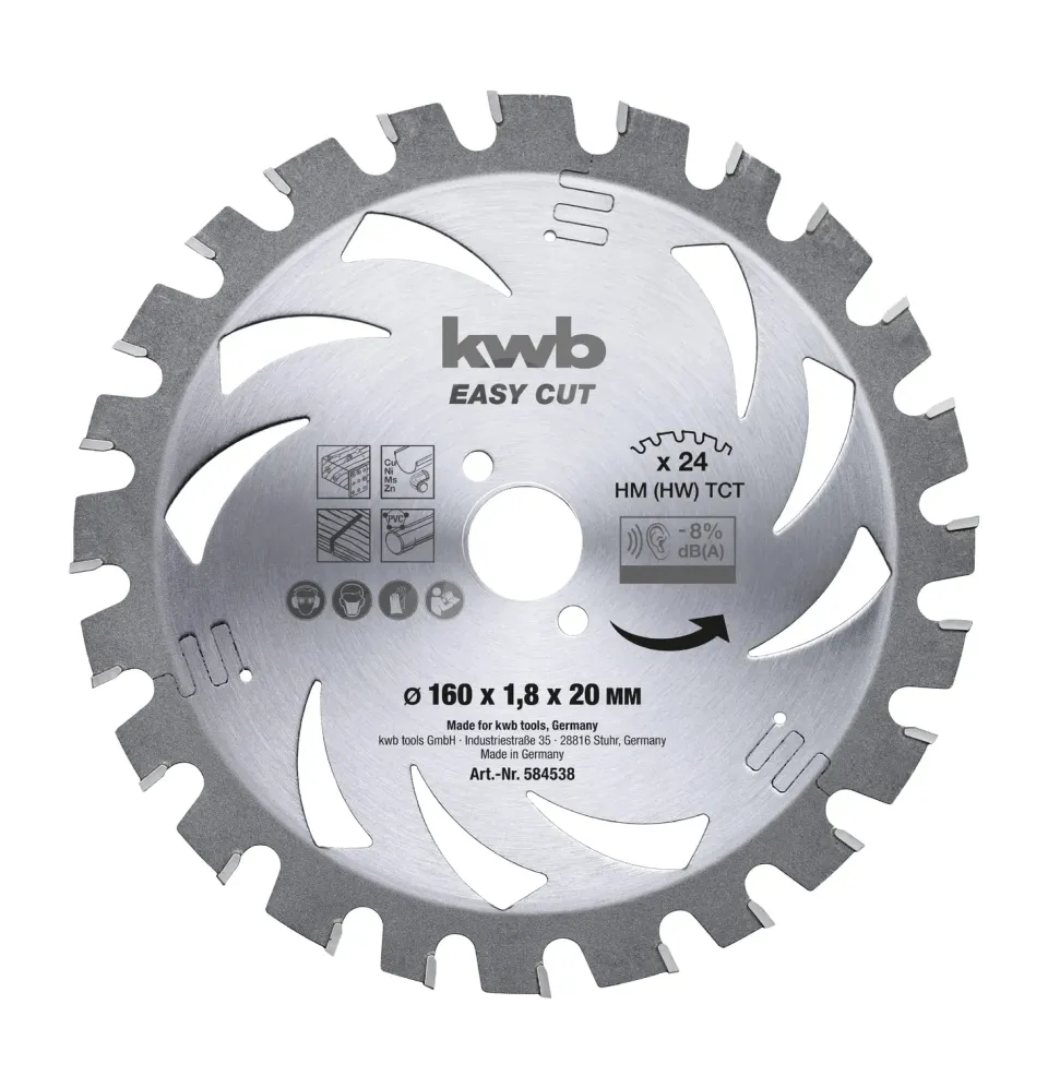 KWB Easy Cut AKKU-TOP 586138 lama circolare 184x20 mm
