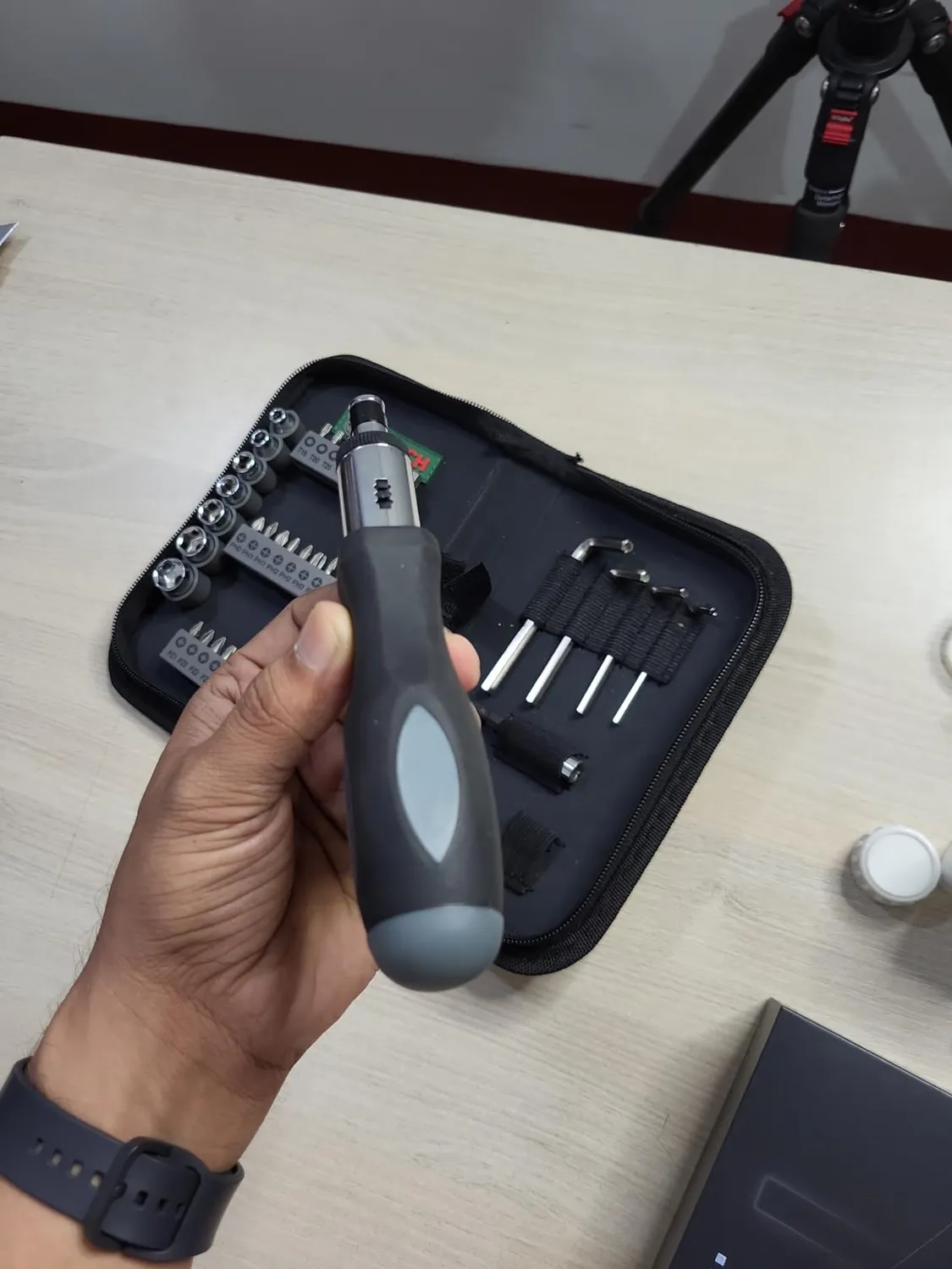 Bosch Astuccio Avvitamento 38 pezzi con Cricchetto