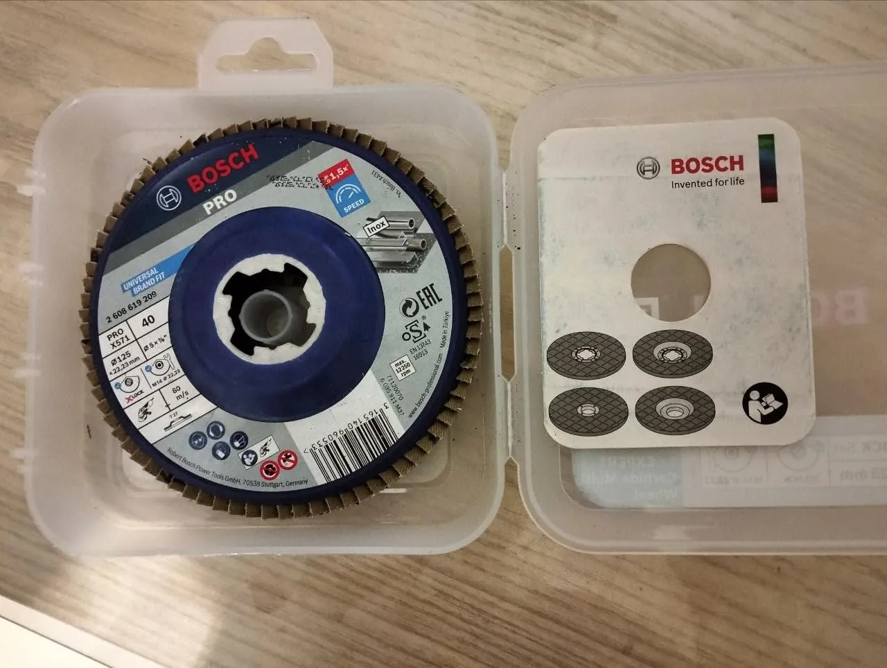 Bosch X-Lock set taglio smerigliatura 5 pz inox metallo