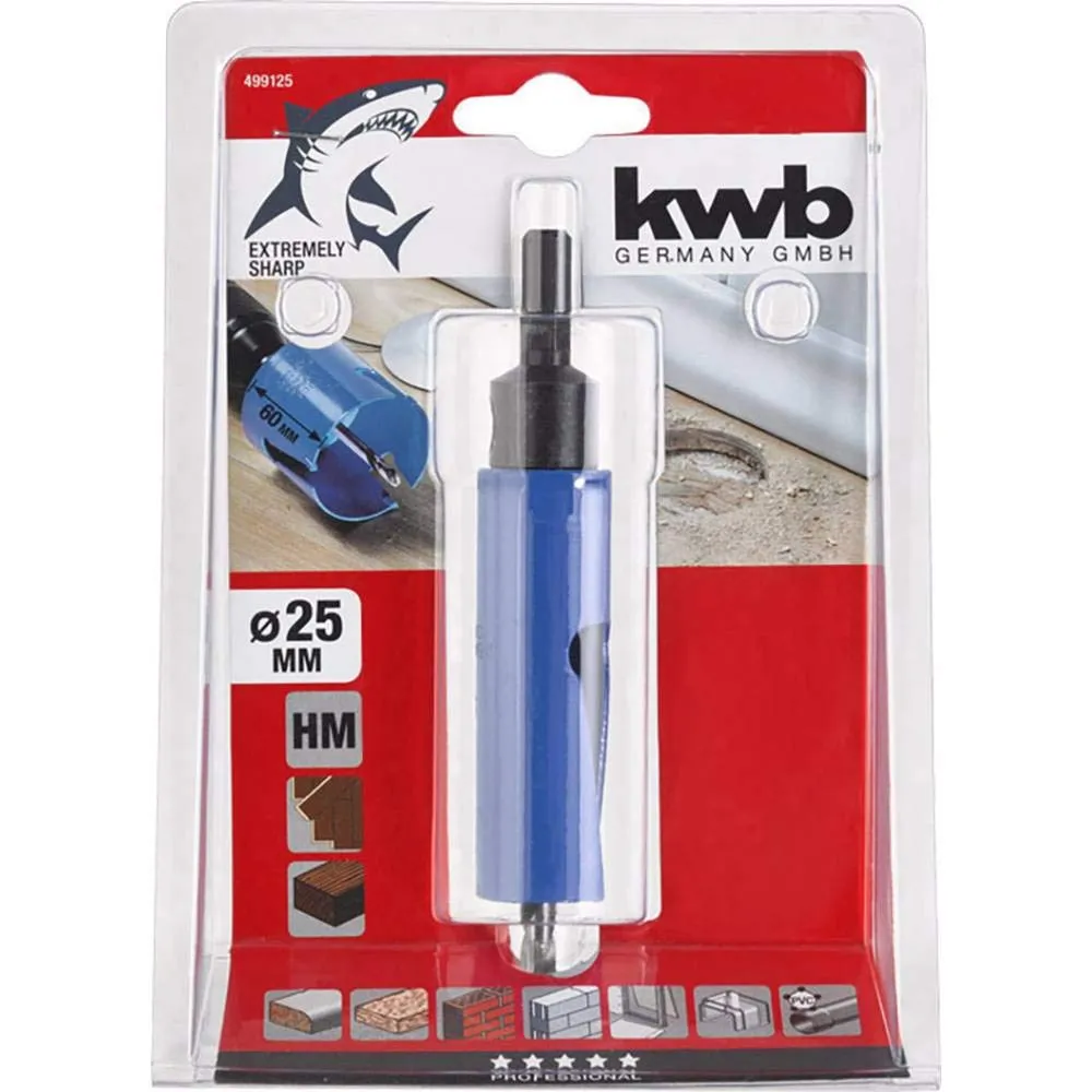 KWB sega a tazza 25 mm carburo multimateriale