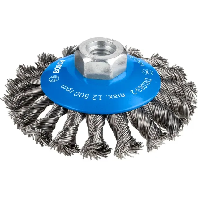 Bosch PRO Metal spazzola conica M14 100x0,5 mm filo intrecciato
