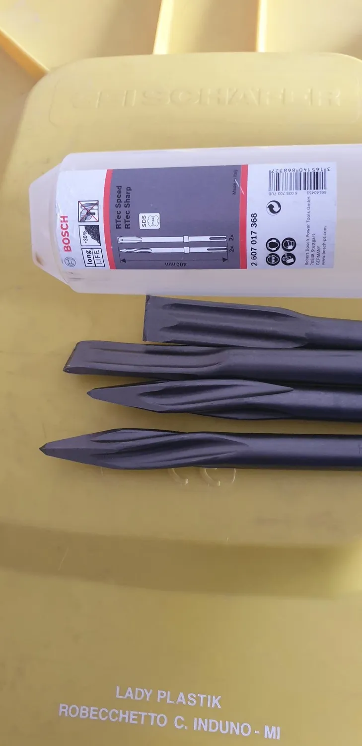Bosch Expert set scalpelli SDS-Max 2 pezzi per calcestruzzo