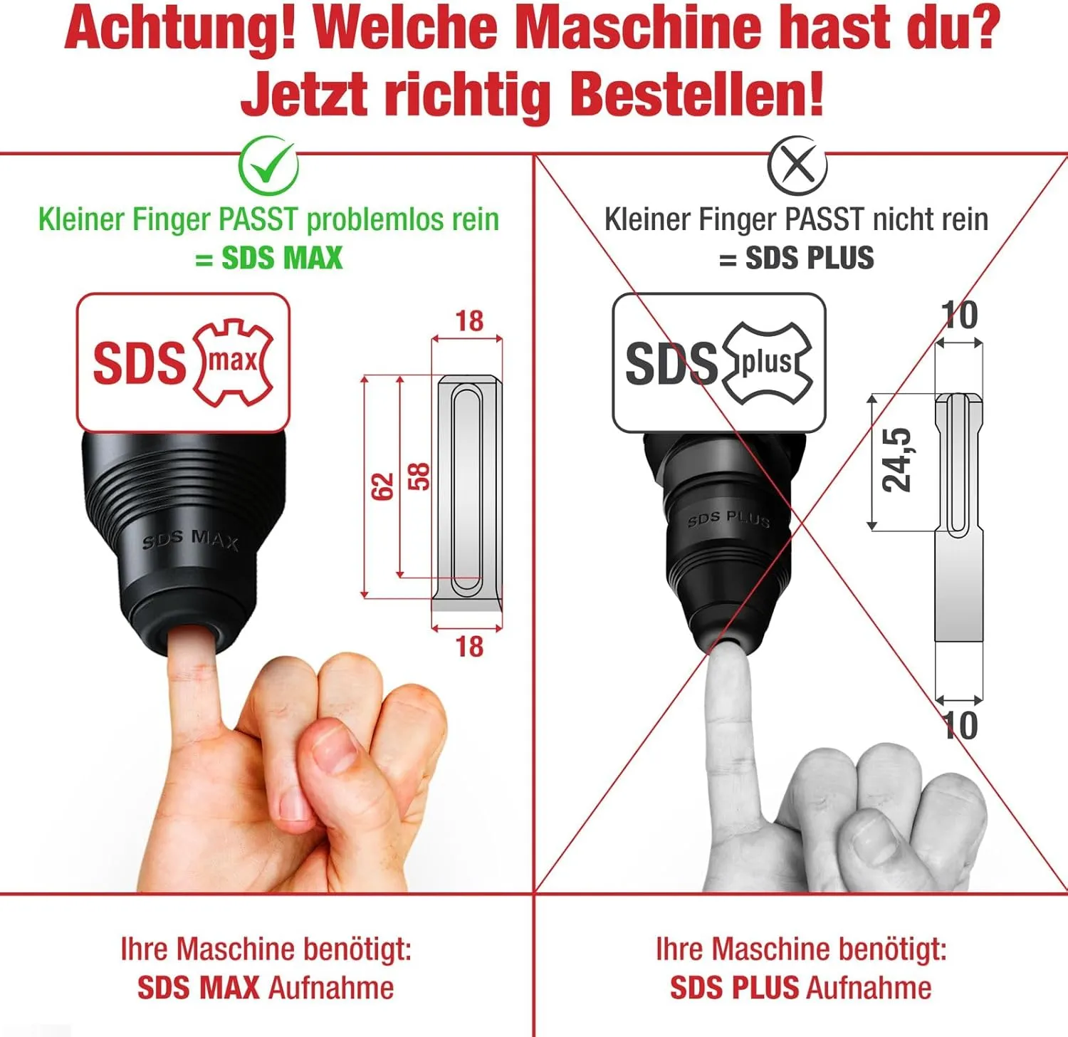 Schwabenbach SDS-Max corona in metallo duro 68 mm muro
