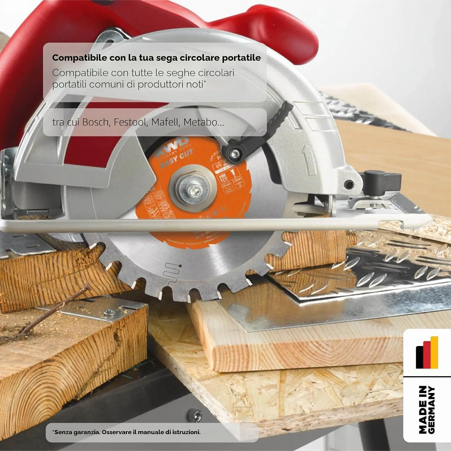 KWB 5815-11 lama circolare mano 127 mm 80 denti CV