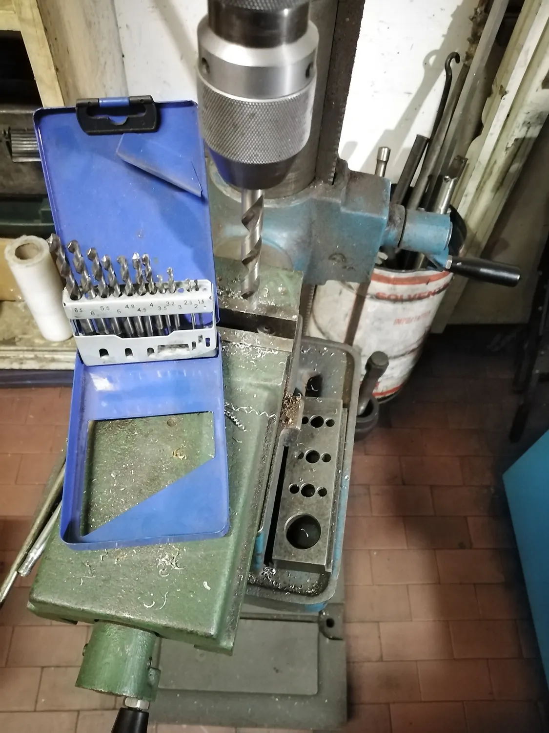 S&R set 19 punte metallo HSS 1-10 mm cassetta