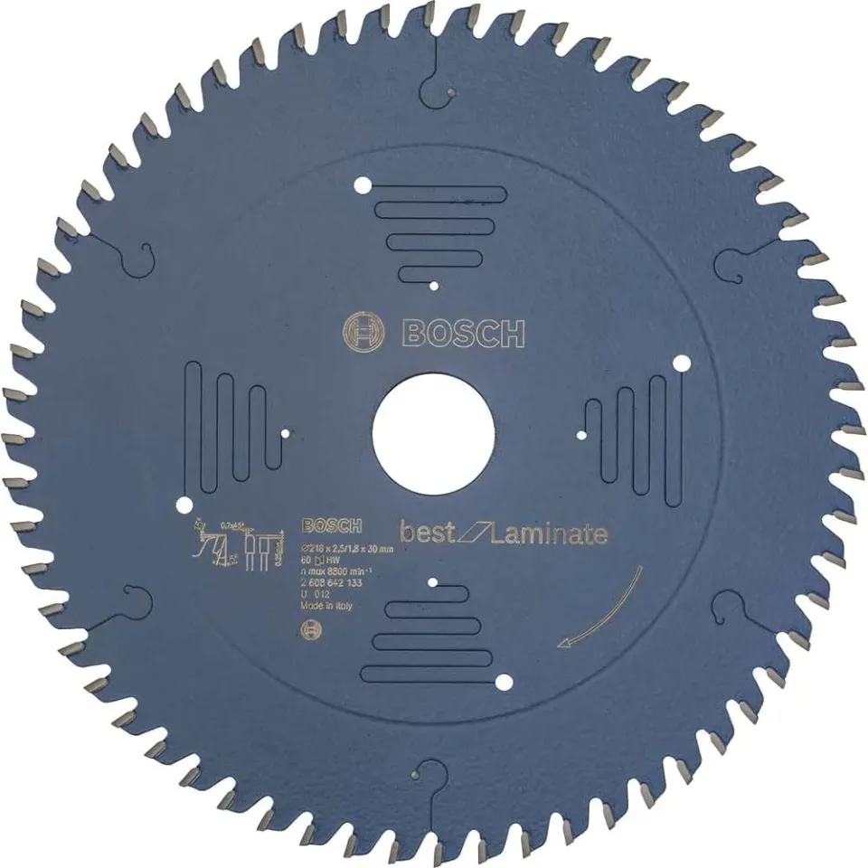 Bosch Expert Best lama circolare 216x30 60 denti per laminato