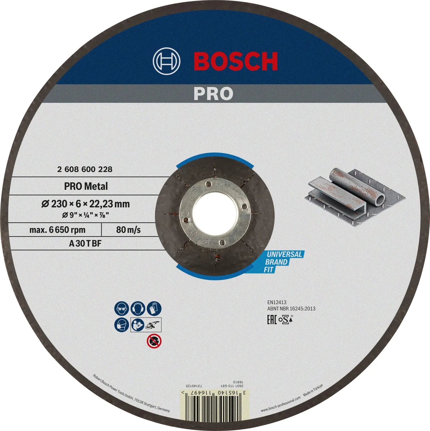 Bosch PRO Metal mola sbavo 125 mm