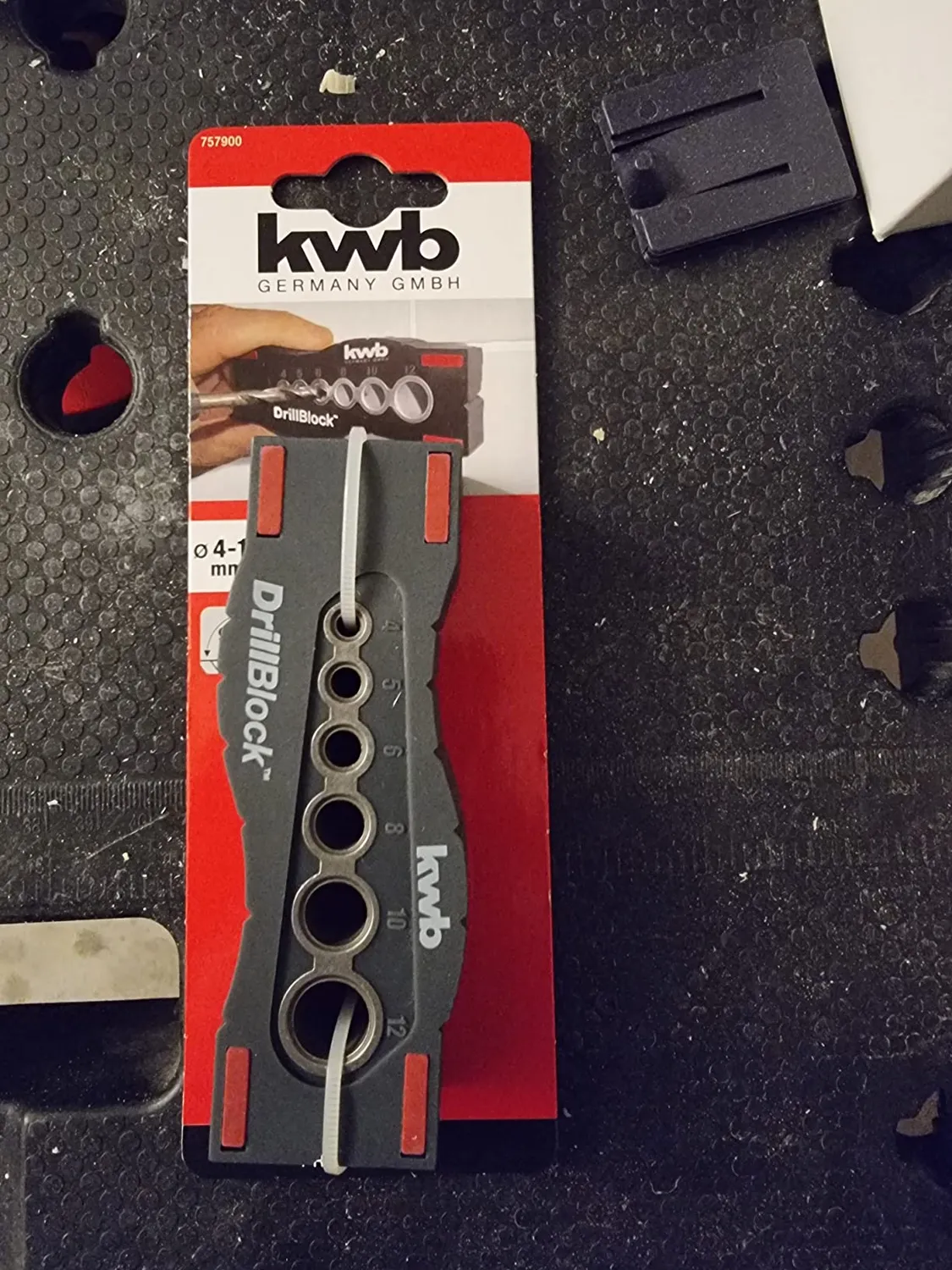 KWB 757900 guida foratura 4-12 mm fori a 90°