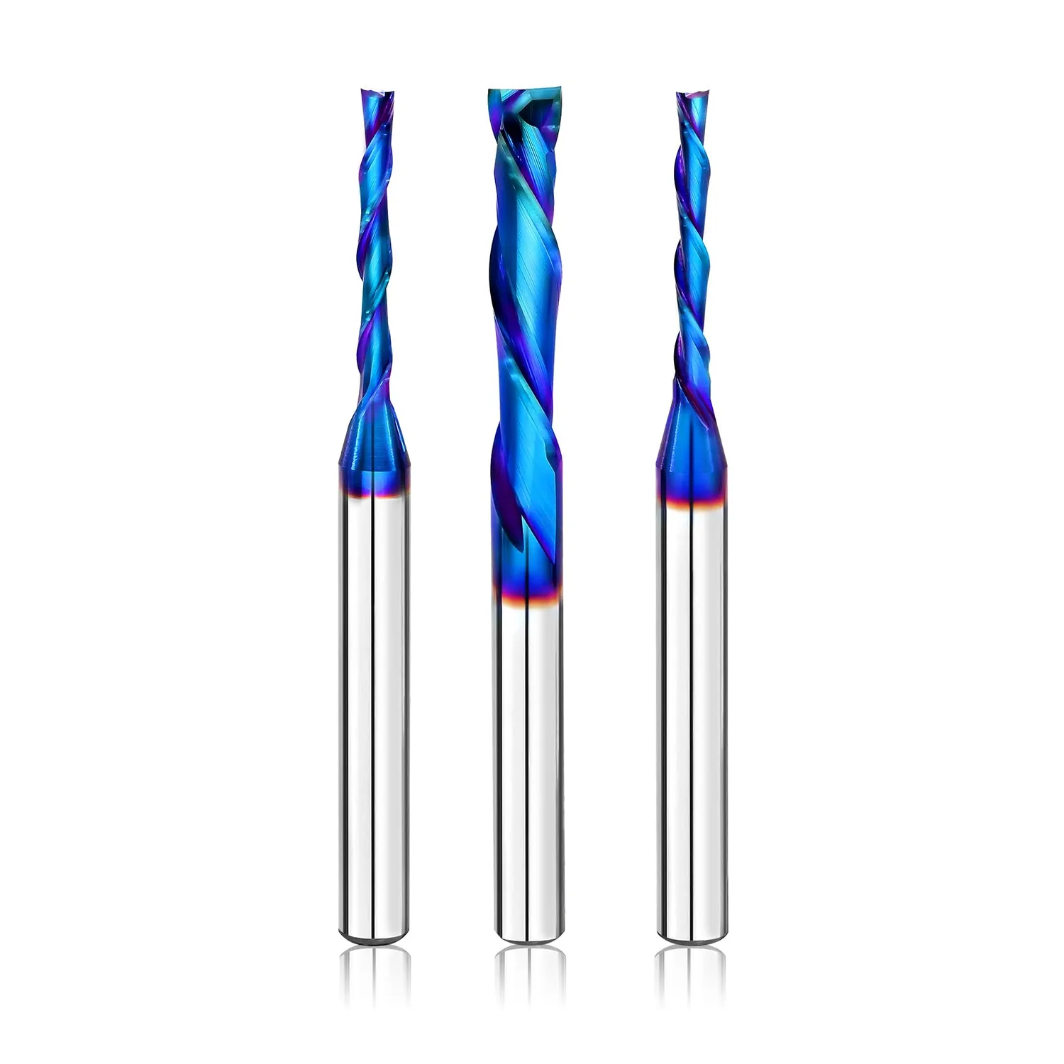 BGTEC fresa CNC down cut 3 mm gambo 6,35 mm 1 pezzo nano