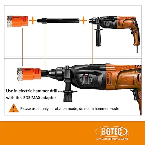 BGTEC adattatore M14 SDS Max 159 mm frese carotatori