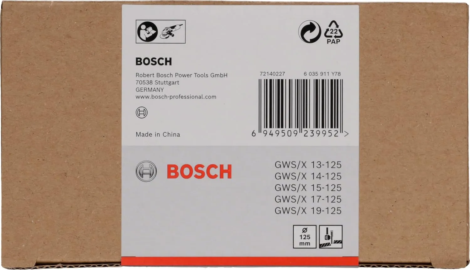 Bosch Expert Cuffia Taglio Metallo 125mm GWS