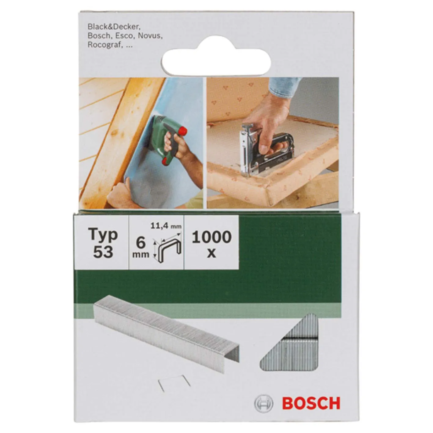 Bosch Professional HT 14 graffatrice + graffette 6mm