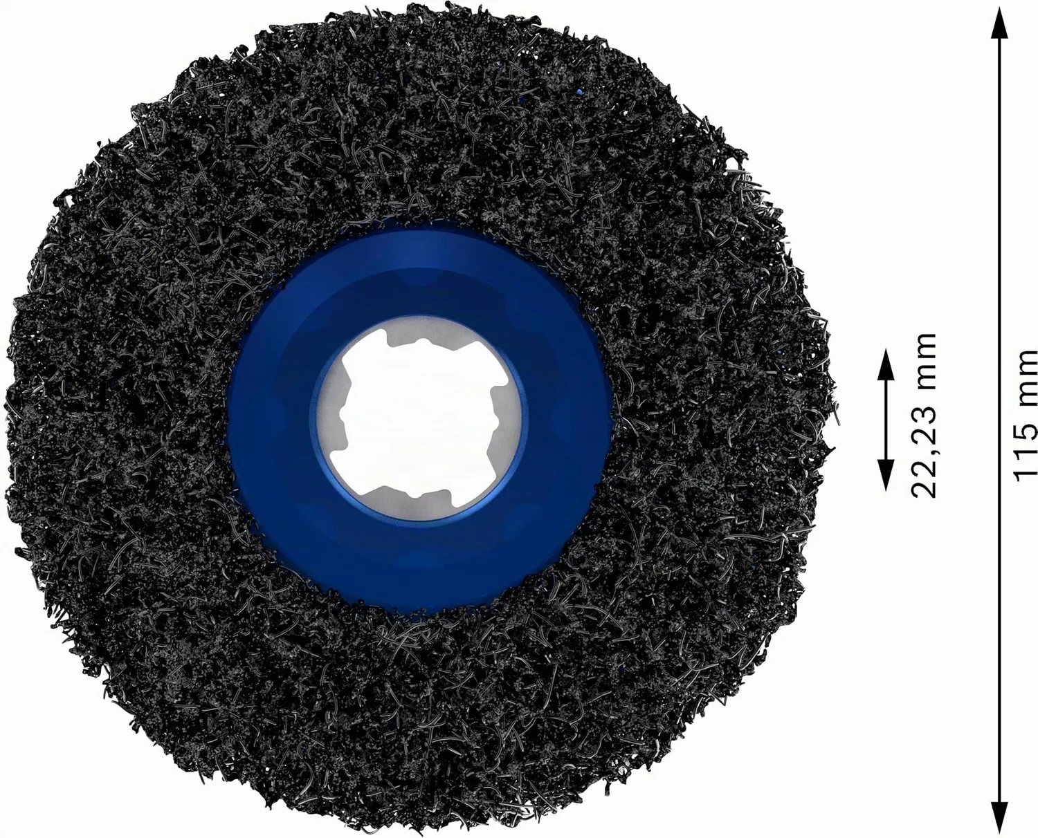 Bosch Expert N377 Disco Pulitura X-Lock 115 mm Metallo