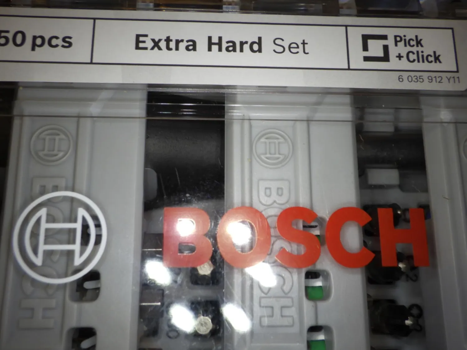 Bosch Expert Extra Hard set bit 50pz display