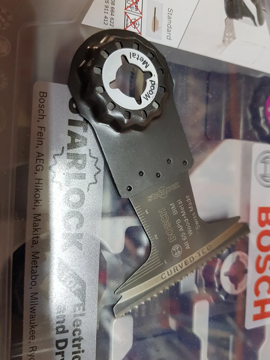 Bosch Expert Starlock set lame multifunzione 6 pz multimateriale