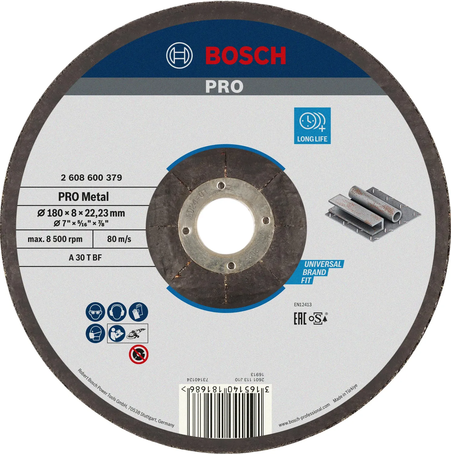 Bosch PRO Metal mola sbavo 125 mm