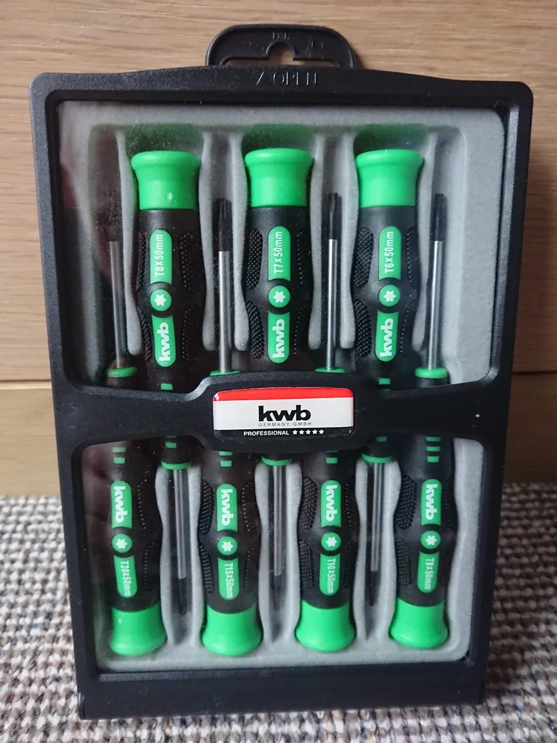 KWB 146400 Set Cacciaviti 7 Pezzi Universali con Impugnatura