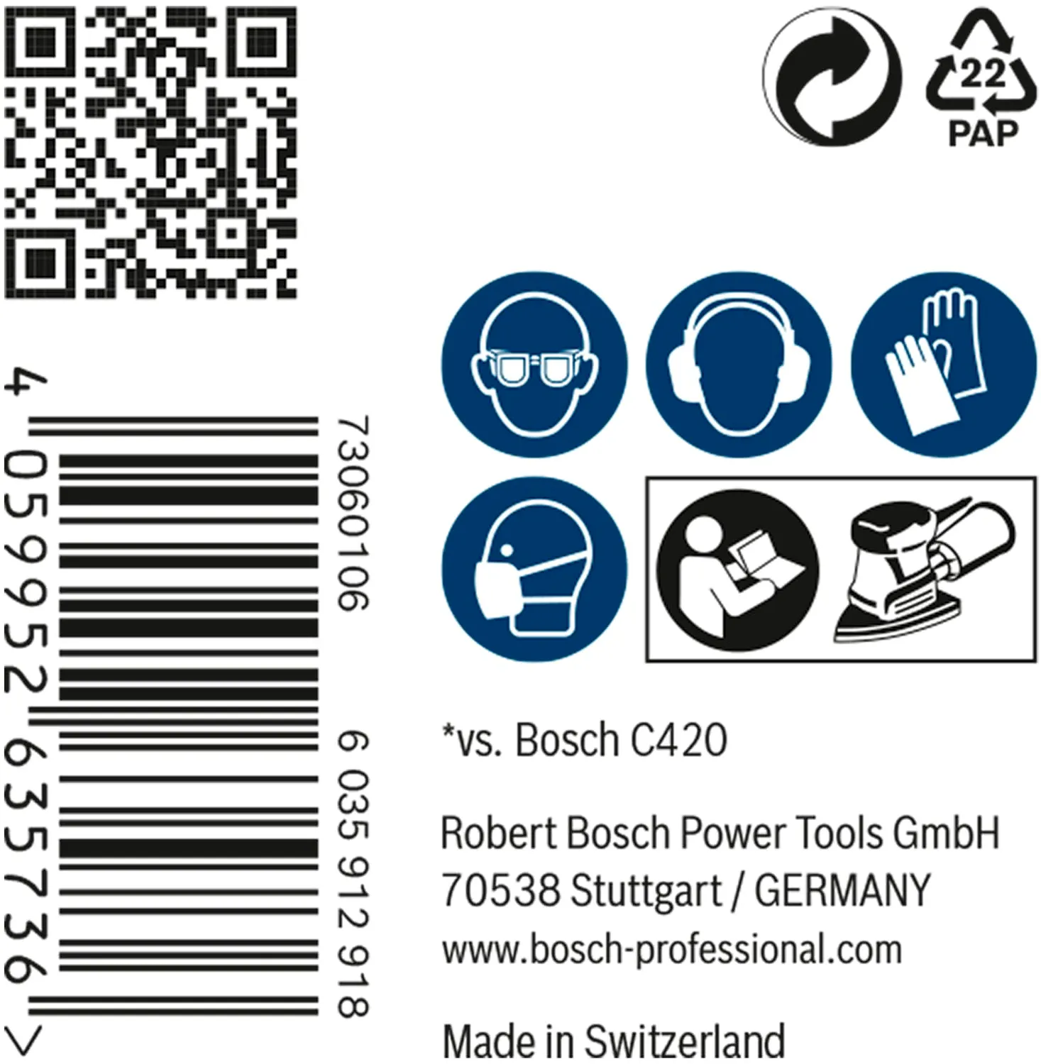 Bosch Expert M480 Rete abrasiva 100x150 G80 50 pz