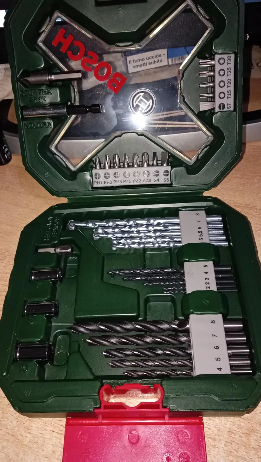 Bosch X-Line Set 34 Pezzi Punte e Bit Titanio