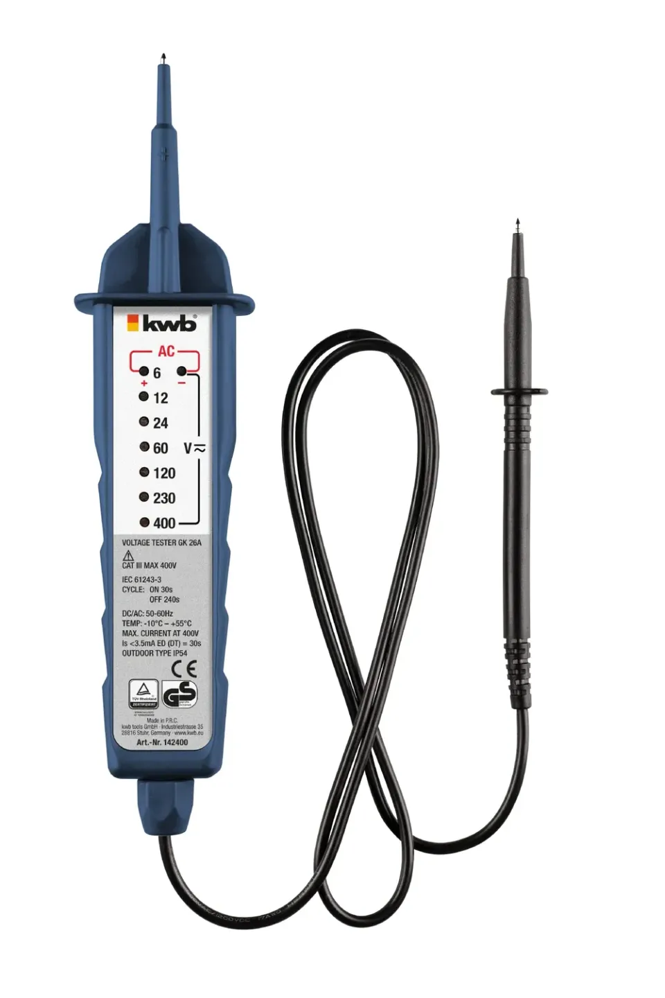 KWB 1424-00 tester tensione bipolare 400V