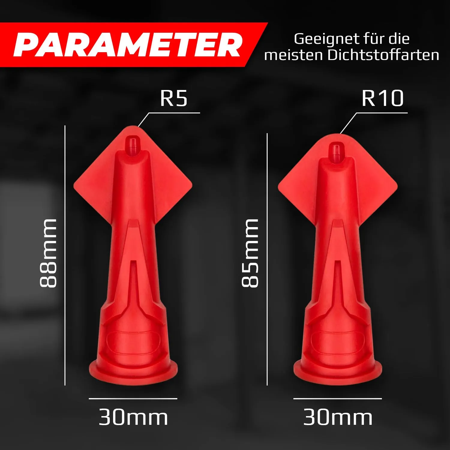 Graff set beccucci silicone R5 R10 lisciatore fughe 2 in 1
