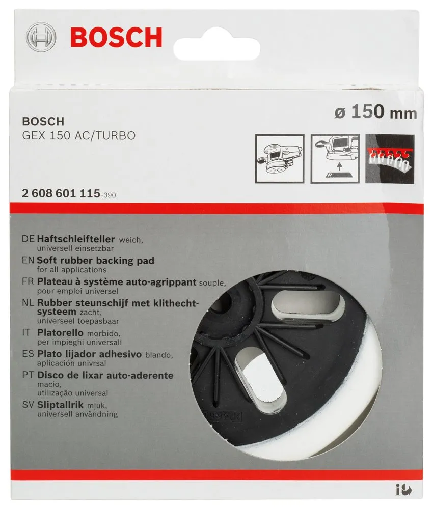 Bosch Expert Platorello Morbido GEX 150 AC 150 mm