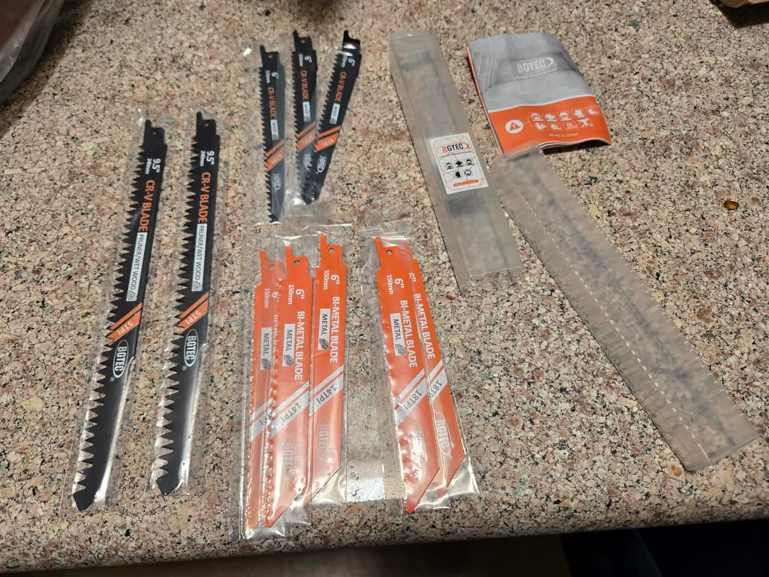 BGTEC lame sega a gattuccio 36 pezzi legno e metallo