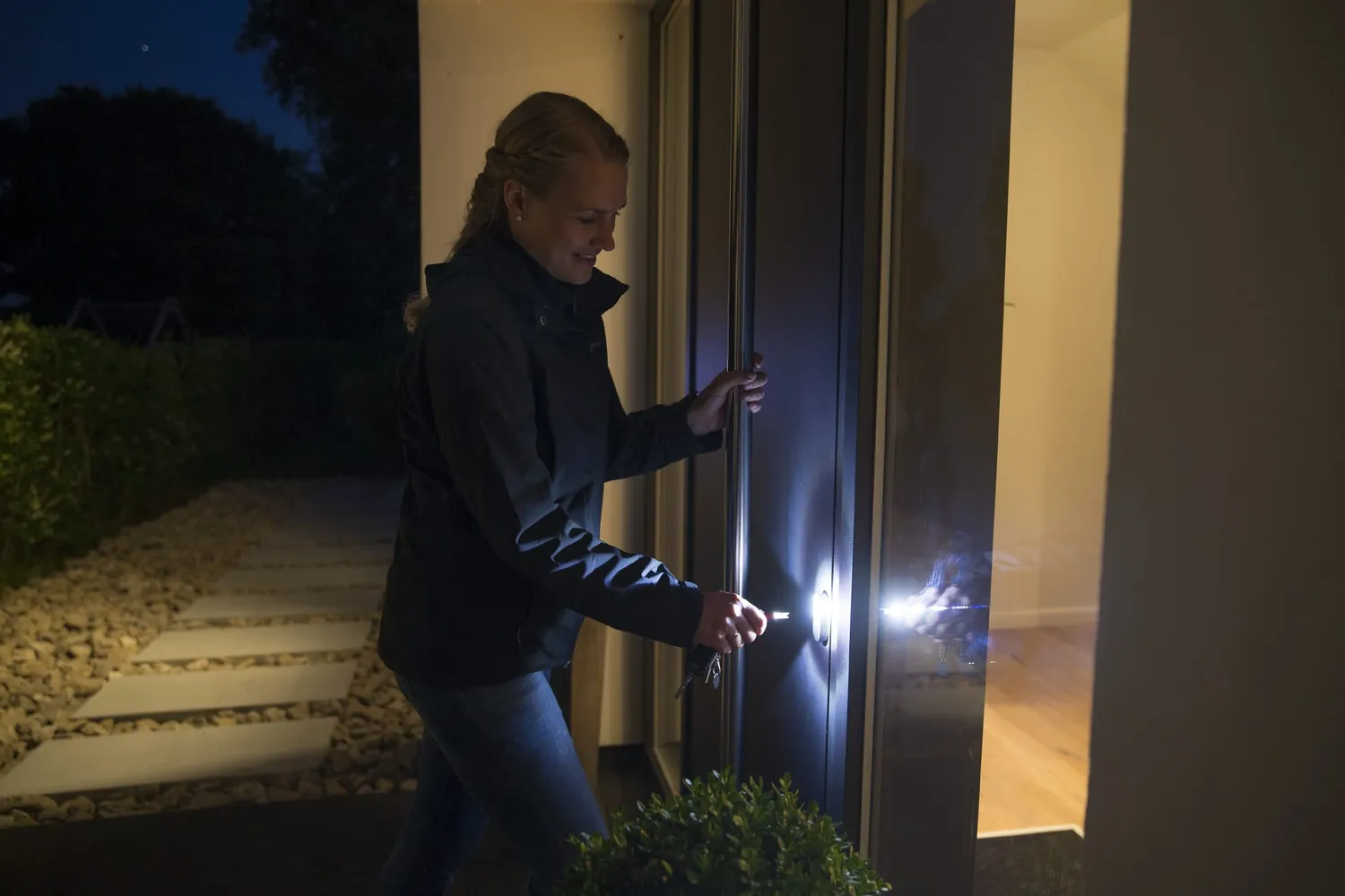 KWB 948395 torcia portachiavi LED 2 pezzi alluminio