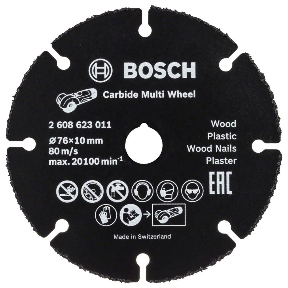 Bosch Expert Carbide Multi Wheel disco 76x1mm M10 multimat