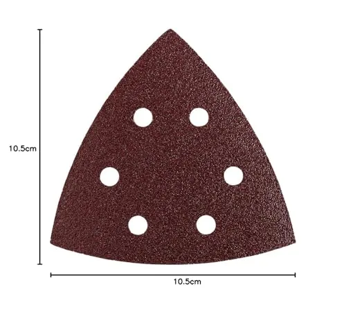 KWB Triangoli Abrasivi Delta 105 mm Grana 80 5 Pezzi