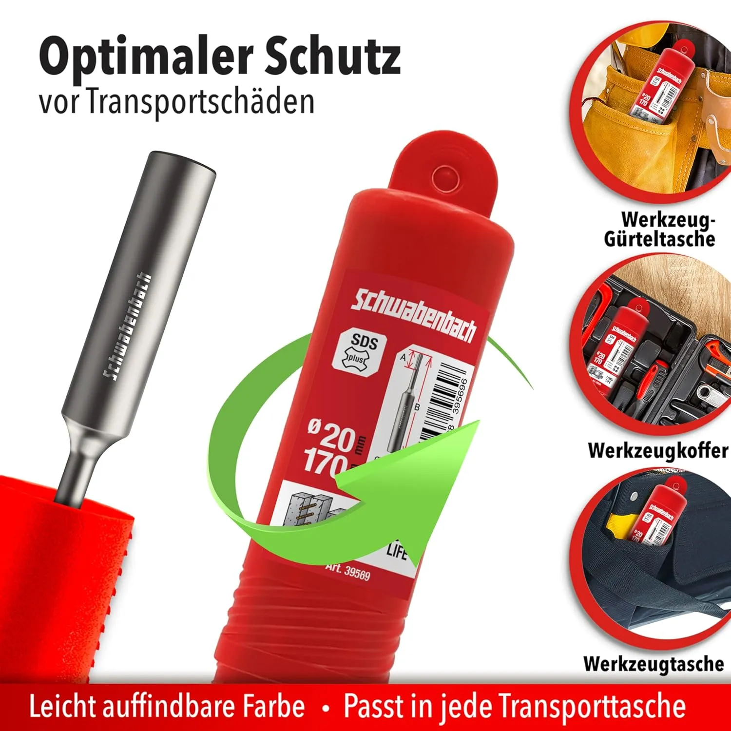 Schwabenbach SDS-Plus battitore picchetti 170x25 mm
