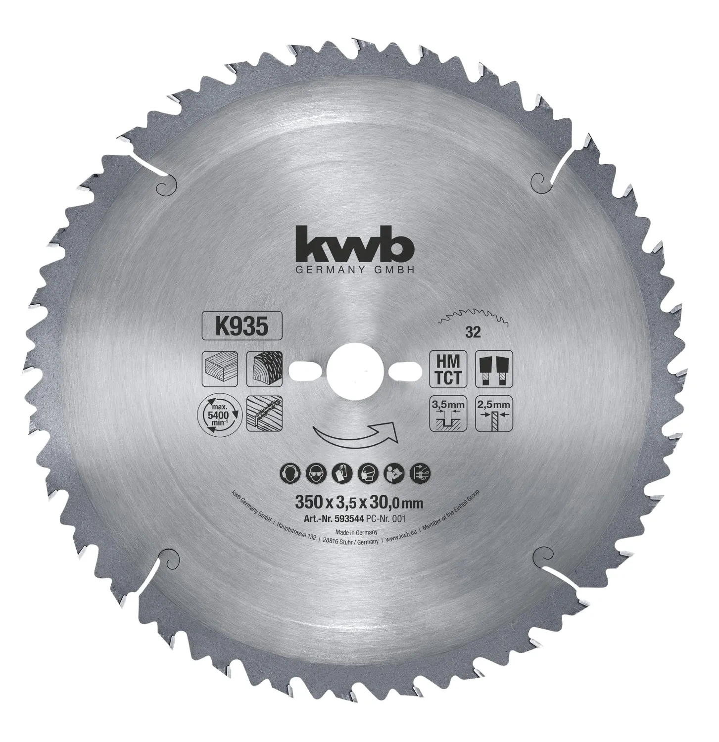 KWB lama circolare cantiere 250x30 mm Z42